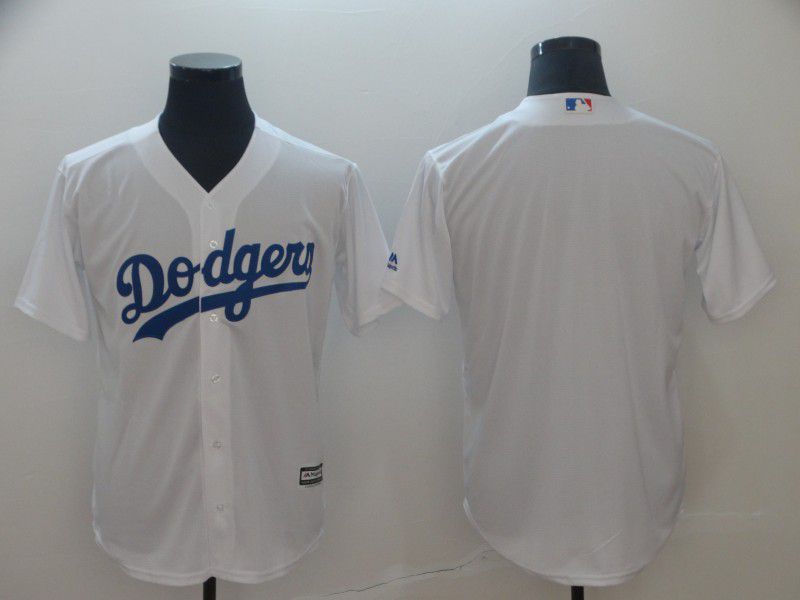 Men Los Angeles Dodgers Blank White Game MLB Jerseys->los angeles dodgers->MLB Jersey